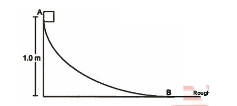 Curved track to horizontal surface