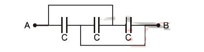 Three capacitors configuration